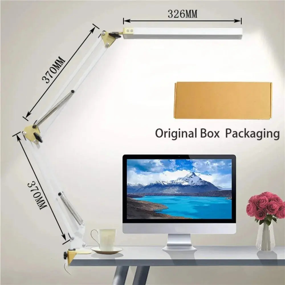 LED Folding Metal Desk Lamp