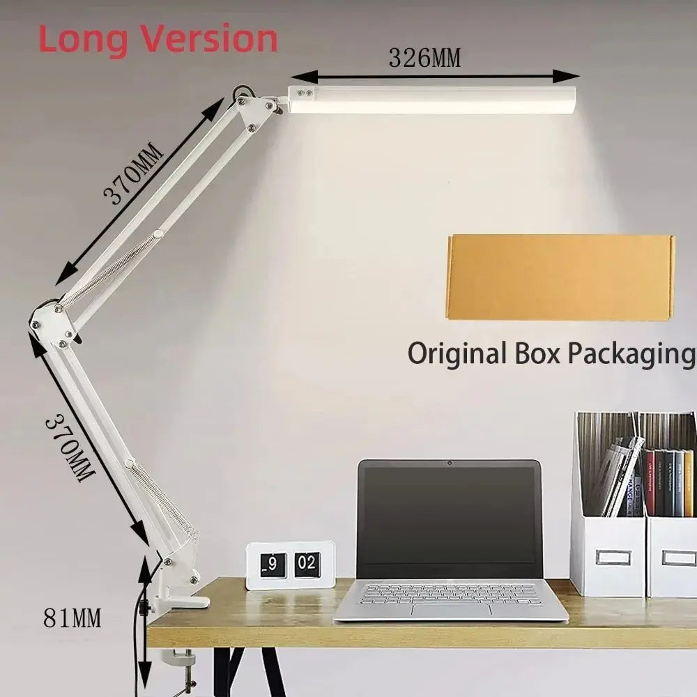 LED Folding Metal Desk Lamp