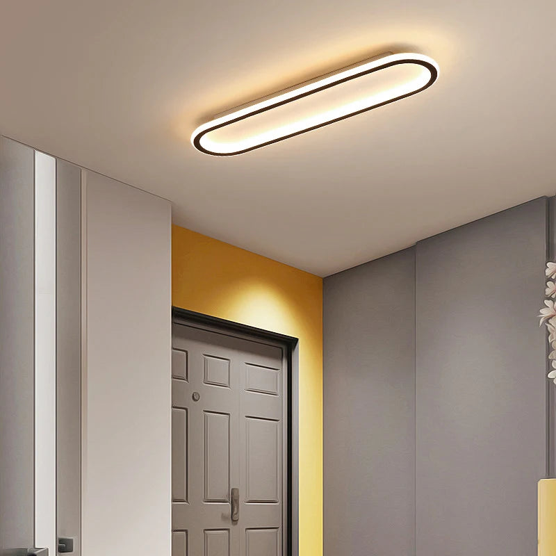 LED Ceiling Light 40/60/80cm Long Strip For Bedroom Study Kitchen Corridor Restaurant Hotel Apartment Indoor Lighting Fixtures