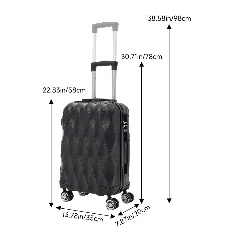 【Sheonly】20 Inch Hard Shell Travel Suitcase