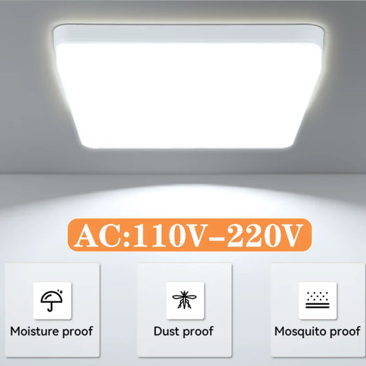 Modern Led Ceiling Lamps 15/20/30W Ceiling Panel Fixtures AC 110V-220V For Room Living Bedroom Kitchen Home Decor Panel Lights