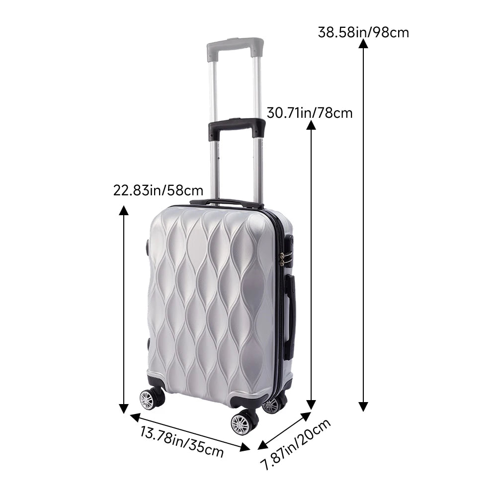 【Sheonly】20 Inch Hard Shell Travel Suitcase
